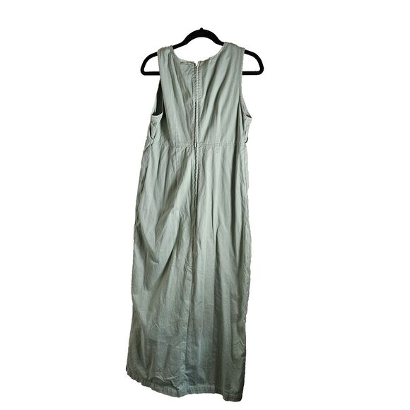 Vintage Christopher & Banks Dress with Jacket Green Embroidered Floral Size 10 - Picture 3 of 8